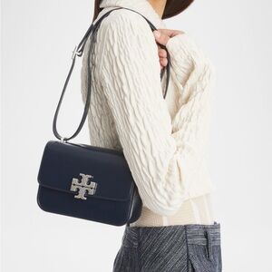 Tory Burch Dark Blue Crossbody Bag